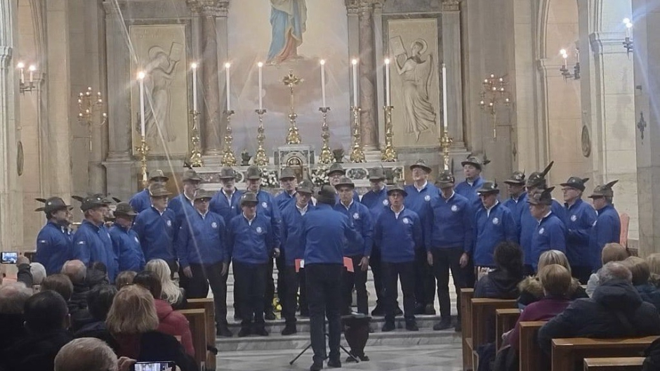 Il Coro Ana La Guandra di Oleggio all'Adunata Nazionale 